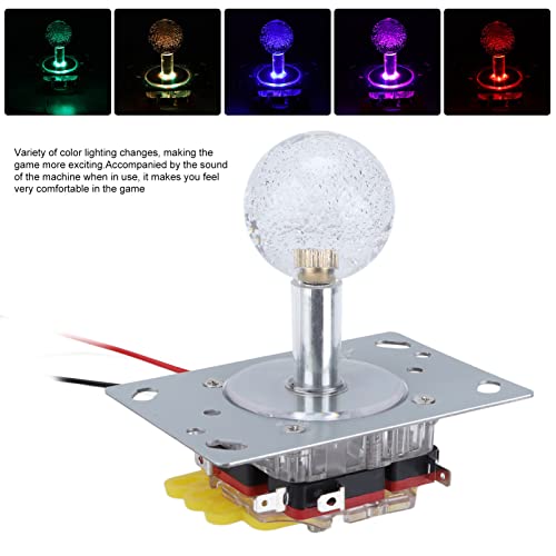 SUNGOOYUE Joystick Controller PPC and Metal Gaming Stick with Strong Springs USB Wireless Flight Simulator Control for PC Console Claw Fighting Game Players