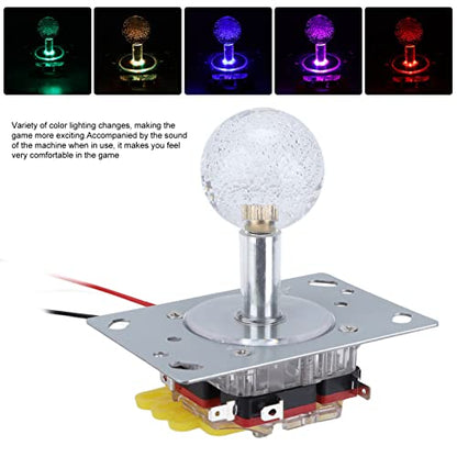 SUNGOOYUE Joystick Controller PPC and Metal Gaming Stick with Strong Springs USB Wireless Flight Simulator Control for PC Console Claw Fighting Game Players