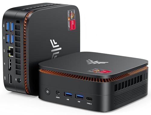 KAMRUI Pinova P1 Mini PC, W-11 Pro AMD Ryzen R2544(Beat 10110U/N150/N95 up to 3.7GHz), 16GB RAM 256GB SSD Mini Desktop Computer Support 4K HDMI+DP+Type-C/WiFi/BT for Business Home Office Mini pc - size: 16GB+256GB/Ryzen R2544