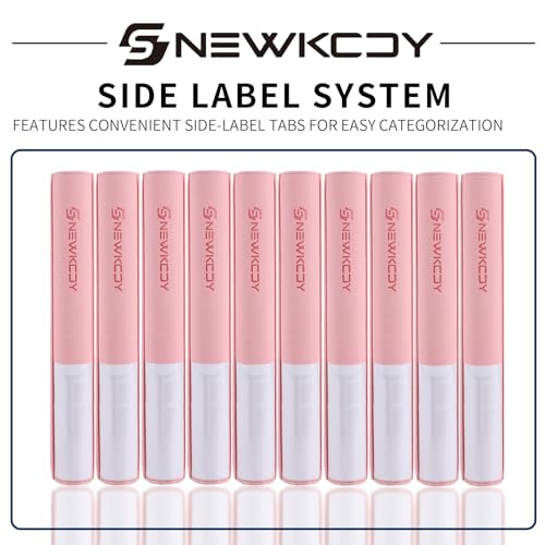 Snekdy Top loader Binder, 9 Pockets Top Loader，Holds 360 Top Loaders cards, Card binder with Sleeves for card in 3 x 4 inches color smooth Zipper PU Leather (Pink) - color: Pink