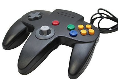 Classic Retro N64 Bit USB Wired Controller for PC and MAC - Black