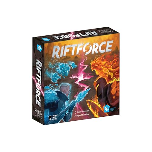 Capstone Games Riftforce Strategy Board Game for 2 Players | Competitive Elemental Duels with Asymmetric Factions, Tactical Depth & Replay Value, Fantasy Tabletop Game | Ages 10+ | 30–45 Min Playtime
