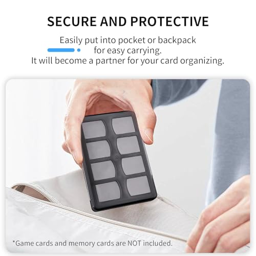 OSTENT 20 in 1 Game Memory Card Holder Case Storage Box for Sony PS Vita PSV 1000/2000 Color Black