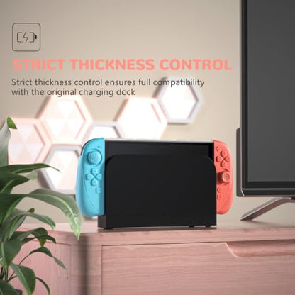 PlayVital Ranger Protective Case for Nintendo Switch 2 with Stand | Ergonomic Anti-Slip Silicone Grips, Dockable Hard Shell, 4 Thumbstick Caps | Quick-Release-Joycon Full-Body Cover, Blue & Orange - color: Blue & Orange