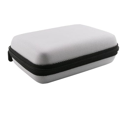 WERJIA Hard Carrying Case Compatible with RG447V/RG DS/ XF40H Handheld Game Console, Mesh Pocket fits Cable, SD Card (Grey) - color: Grey