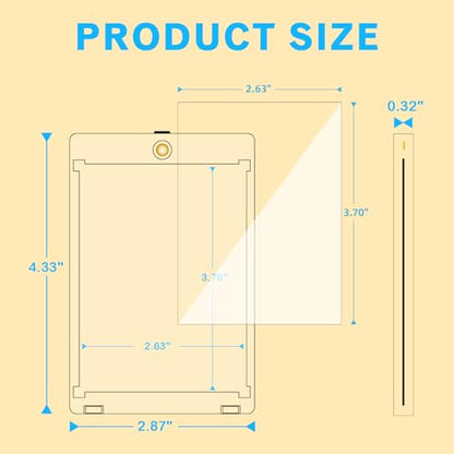20 Pack 75pt Sleeved Card Magnetic Holders with 30 Soft Sleeves ﻿ | Sleeved Card Slide Into Holder for Dual Protection, UV Protection, Scratch Resistant, Fits Baseball football Basketball Cards - size: 75PT Card Holder20ct + Soft Sleeves30ct