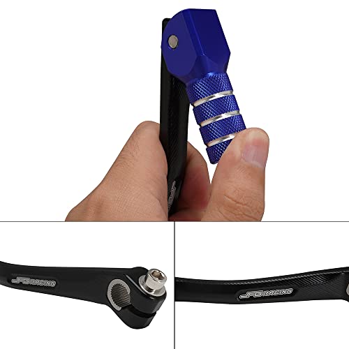 JFG RACING Motorcycle Folding Gear Shifter Shift Lever Pedal CNC Universal for YZ TTR PW 50cc - 125cc CRF XR RM KX KLX SSR Apollo TAO TAO SDG Dirt Pit Bike Blue - color: Blue