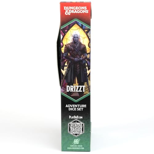 D&D Adventure Dice (Legend of Drizzt) - style: Legend of Drizzt