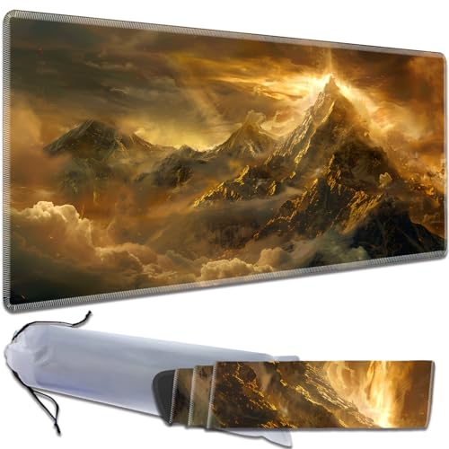 for MTG Playmat Non-Slip Rubber Play Mat with Storage Bag Combination, Ideal for Card Game Lovers TCG Play Mat, Huang Jinshan - color: Huang Jinshan