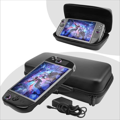 Travel Case Carry Bag for Lenovo Legion Go S 2025/Go 2/Go 2023 | Portable Protective Cover for Legion Go Series Gaming Handheld PC Console,Hard Shell Storage Bag Accessories,Built in Stand
