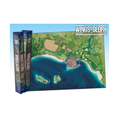 Wings of Glory Game Mat Coast Board Game - style: Coast: Wings of Glory Game Mat