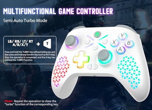 Gamrombo Wireless Gaming Controller Replacement for Xbox One, Xbox Series X|S, Xbox One S|X Controller with Hall Triggers, Hall Joysticks, Adjust RGB Light, Marco, Turbo, Audio Jack - Need to upgrade