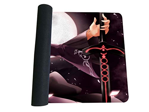 pile Fate Stay Night Mouse pad Anime Large Desk pad Computer Keyboard pad Saber Alter Fate Grand Order Gaming Mouse pad Desk Game mat(226)