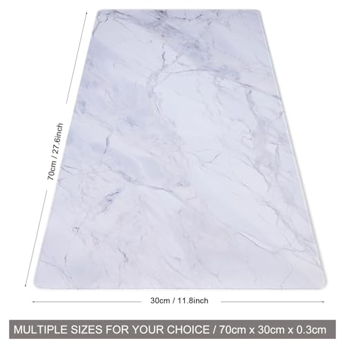 Big Mouse Pad Gaming, Mouse Pad Aesthetic, Pad for Keyboard and Mouse, Large Mouse Mat, Spill-Proof Surface and Anti-Skid Base, XL 27.6” x 11.8” 70 x 30cm | DOBAOJIA XL Gaming Mouse Mat, Desk Mat, PC Mat, Spill Proof Surface and Non-Slip Base - color: Gre