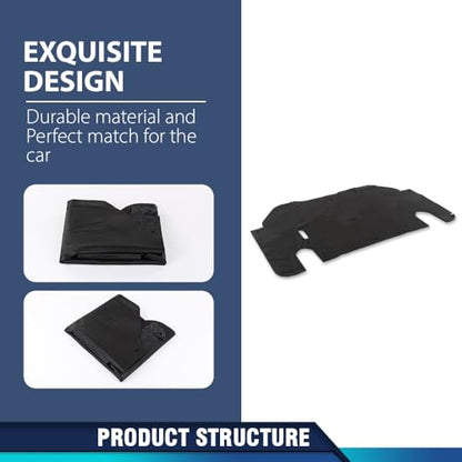 PIT66 Hood Insulation Pad 1/2" with Clips Compatible with Ford Ranger 1993-1997 - style: 1993-1997 Ford Ranger