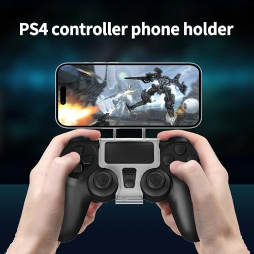 NBCP Magnetic Phone Mount for PS4 DualShock 4 Controller, Controller Phone Holder, MagSafe Compatible Mobile Gaming Clip for iPhone & Android - color: For PS4 controller