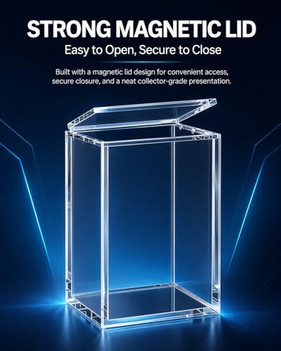 Booster Bundle Case for Perfect Order, Ascended Heroes & Chaos Rising | Custom-Fit for The New Taller Sealed Booster Bundle Format, Not Compatible with Standard-Height Booster Bundles, Case Only - size: Acrylic Case for New Booster Bundle