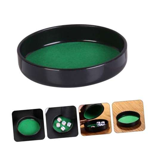 Hemoton 5pcs Suede Leather Chassis Dice Cup Lid Cup Lid for Party Game Supplies