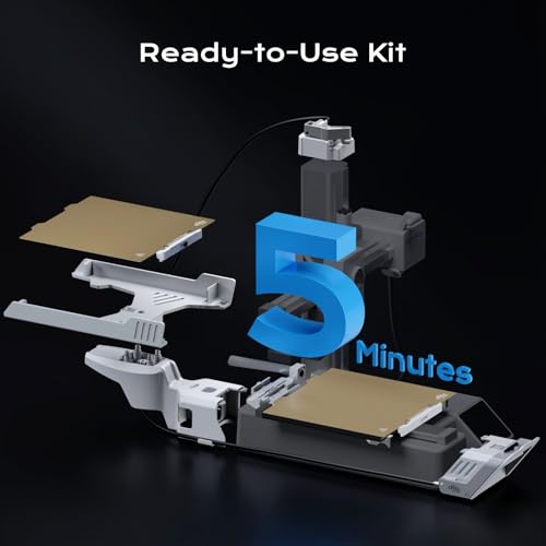 Chitu Systems PlateCycler C1M for Bambu Lab A1 Mini 3D Printer | Automatic Build Plate Changer, Includes 4 Hook Textured PEI Plates, Non-Stop Batch Printing System, Secure & Hands-Free - size: C1M (with 4 PEI Double Textured Kits)