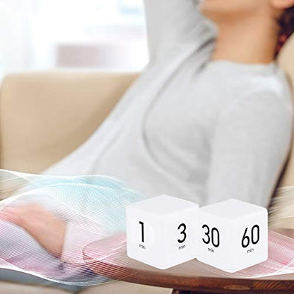 Cube Timer - 15-20-30-60Min for Time Management Kitchen & Workout Timer with Adjusted Volume for Time Management,Classroom,Workout, Kitchen,Cooking