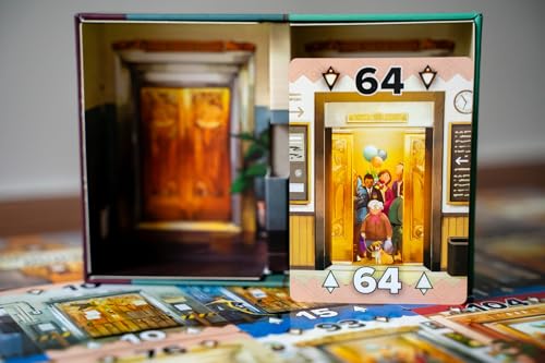 Capstone Games Up or Down? Interactive Strategy Card Game Ages 8+ Family | Easy-to-Learn Strategic Card Game for Game Night