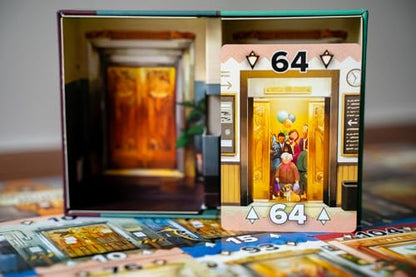 Capstone Games Up or Down? Interactive Strategy Card Game Ages 8+ Family | Easy-to-Learn Strategic Card Game for Game Night