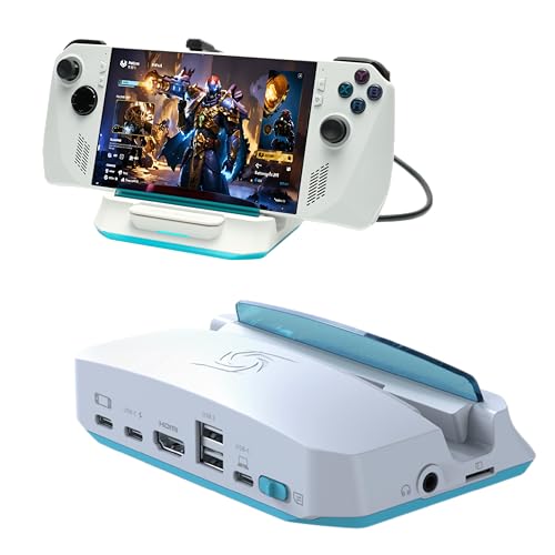 AVerMedia Steam Deck Dock with HDMI 4K@60Hz, USB C Charging, Screen Mirroring, Video Capture for Switch, Steam Deck, ROG Ally, Legion Go, MSI Claw, iPhone, iPad - X'TRA GO GC515 - color: X'TRA GO - GC515 White