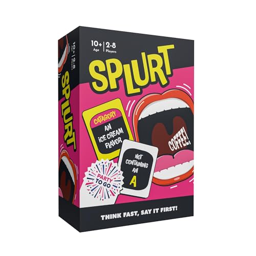 Gamewright - Party to Go - Splurt - Think Fast