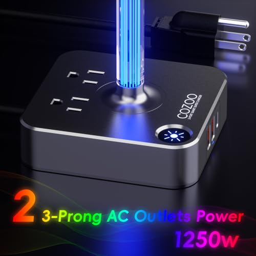 cozoo Gifts for Gamer Men All-in-One RGB Headset Stand & Charging Station | 3 USB Ports, 2 Outlets, Metal Space Gray | Gaming Equipment, Game Room Setup, Christmas Gifts for Him,Teen Boys,Tech Lovers - color: Gray Pro