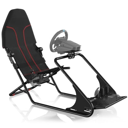 DIWANGUS Foldable Backrest Racing Simulator Cockpit for Small Apartment | Fully Adjustable Sim Racing Cockpit For MOZA Fanatec Logitech Thrustmaster SIMAGIC PXN, Racing Games on PS5, PS4, Xbox, PC