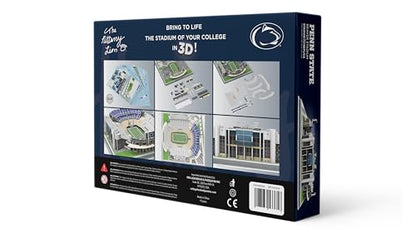Pro-Lion 3D Jigsaw Puzzle of Beaver Stadium – 134 Pieces | Penn State Nittany Lions College Football Model | NCAA Football Stadium Building Kit | Creative Gift for Men, Boys & Kids Aged 8+ - style: Penn State Nittany Lions