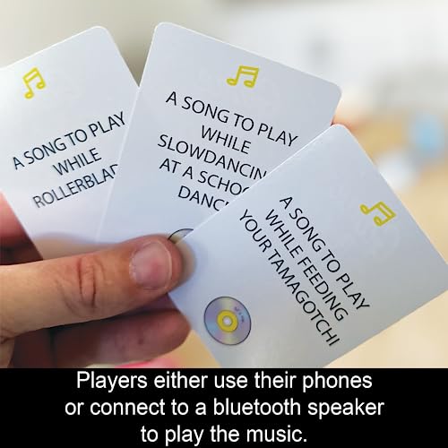 Game That Song 90's Mix Expansion - 50 New Cards - Music Card Game for Family, Adults, and Teens. Hilarious, Addictive, and Competitive Fun for Game Nights! - style: Retro