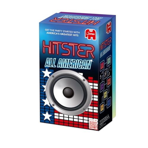 Jumbo Hitster - All American, Fun Music Quiz Card Game, 2-10 Players - 300 Best American Music Hits - Great for Adult and Family Game Nights (US Edition)