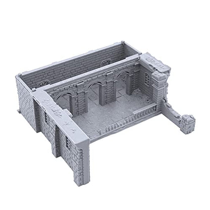 Caribbean Church by Printable Scenery, 3D Printed Tabletop RPG Scenery and Wargame Terrain 28mm Miniatures