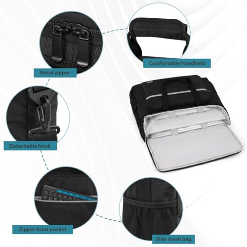 LCD Screens/TVs(up to 2) Transport Tote Bag for 19" - 24" Displays Padded Monitor Carrying Case (NOT FOR IMAC) Travel Bag With Shoulder Strap,Large Accessories Pocket - size: 19-24in (can store two)