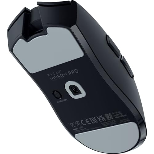 Razer Viper V3 Pro Wireless Esports Gaming Mouse: Symmetrical - 54g Lightweight - 8K Polling - 35K DPI Optical Sensor - Gen3 Optical Switches - 8 Programmable Buttons - 95 Hr Battery - Black - color: Black, style: 8000 Hz Polling
