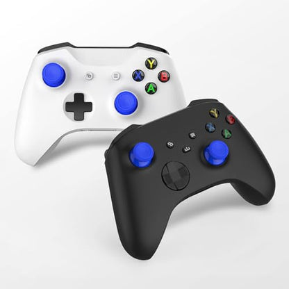TOMSIN Replacement Joysticks for Xbox One,for Xbox Series X/S Controller,4PCS True Rubberized Thumbsticks Repair Kit for Xbox One Wireless Controller(Blue) - color: Blue
