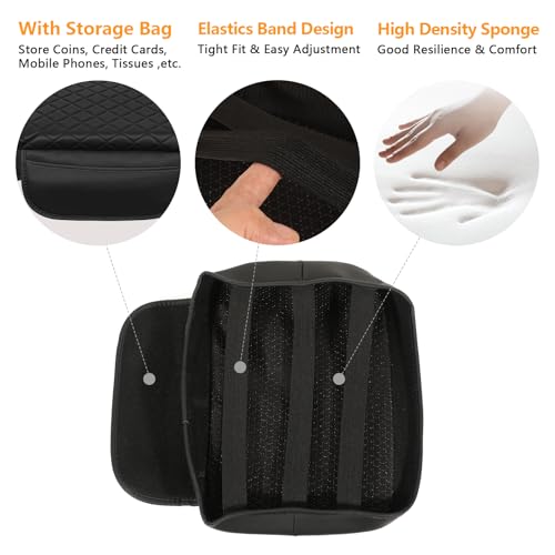 Console Cushion Cover for Toyota Tacoma 2005-2015 | SR SR5 Off-Road PreRunner TRD-Sport pro Limited Tacoma Organizer Armrest Storage Box Cover Tacoma Accessories - size: for 2005-2015 Tacoma