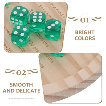 BESPORTBLE Wooden Dice Tray Compact Dice Storage Case for Family Board Games Party Dice Roleplaying Game Accessory Portable Solid Wood Essential