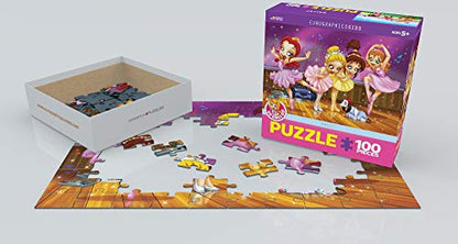 Ballet - Go Girls Go! - size: 100 Piece Puzzle, style: EuroGraphics Ballet Go Girls Go! Puzzle (100-Piece)
