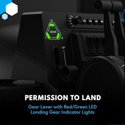 Honeycomb Bravo Throttle Quadrant — Flight Simulator Controls w/Autopilot, Annunciator Panel, Gear, Flaps, Trim Wheel — All-in-One Cockpit System w/Configurable Throttle Setup | Configurable 1-4 Engine Throttle, Autopilot and 14-Light Annunciator, Gear, F
