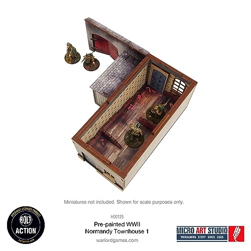 Micro Art Studio: WW2 Normandy Townhouse 1 HDF Prepainted Terrain