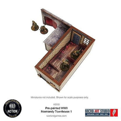 Micro Art Studio: WW2 Normandy Townhouse 1 HDF Prepainted Terrain
