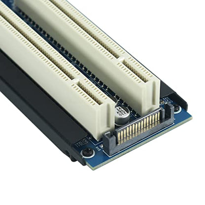 PCIe to PCI Adapter | x1 to Legacy PCI Converter with USB 3.0 Cable | Desktop Audio Interface Expansion - color: PCIe to Dual PCI Adapter with Bracket