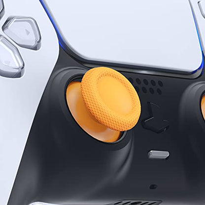 eXtremeRate Caution Yellow Replacement Thumbsticks for PS5 Controller, Custom Analog Stick Joystick for PS4 Controller Universal - color: Caution Yellow
