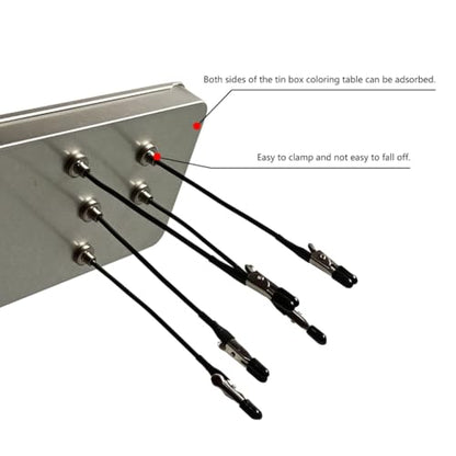 Magnetic Model Stand with Flexible Clips Easy to Assemble for Artists and Designers