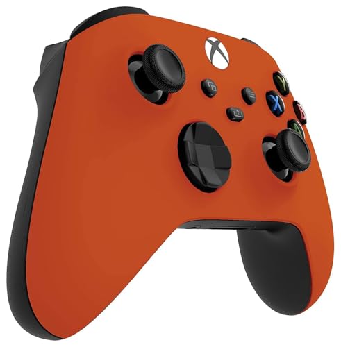 Custom Controllerzz Wireless Controller for Microsoft Xbox Series X/S & Xbox One - Soft Touch Feel - Custom Xbox Series X/S Controller (X/S Orange) - color: X/S Orange