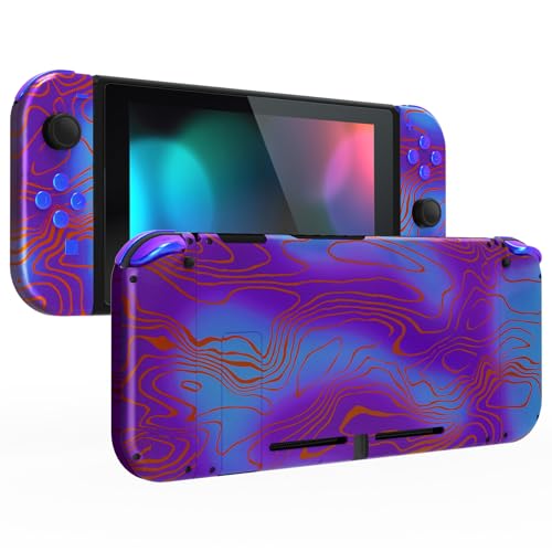 eXtremeRate DIY Replacement Shell Buttons for Nintendo Switch, Back Plate for Switch Console, Housing with Full Set Buttons for Joycon Handheld Controller - Damascuscamo - color: Damascuscamo