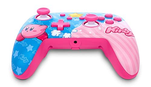 PowerA Enhanced Wired Controller for Nintendo Switch - Kirby, Gamepad, game controller, wired controller, officially licensed - color: Kirby