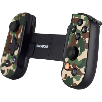Skinit Decal Gaming Skin Compatible with Backbone One for iPhone Game Controller - Street Camo Design - color: Green - CAMBPE01